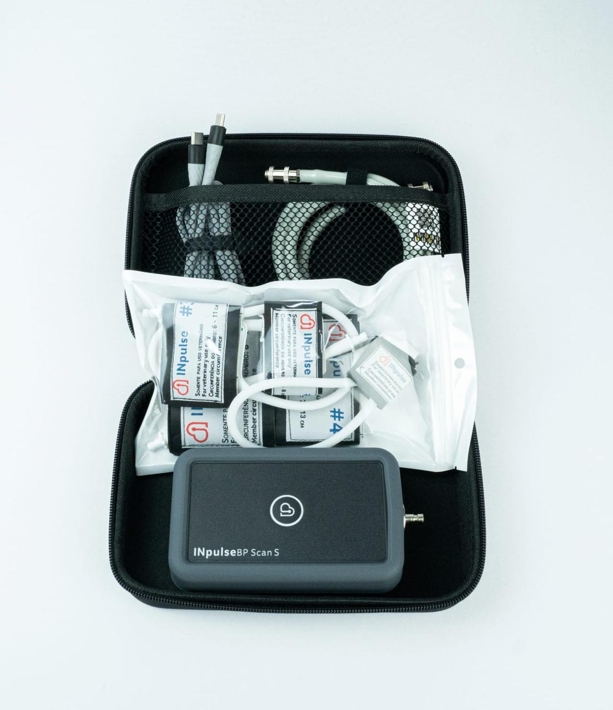 Medidor de pressão arterial veterinário BPScan S, versão compacta USB-C