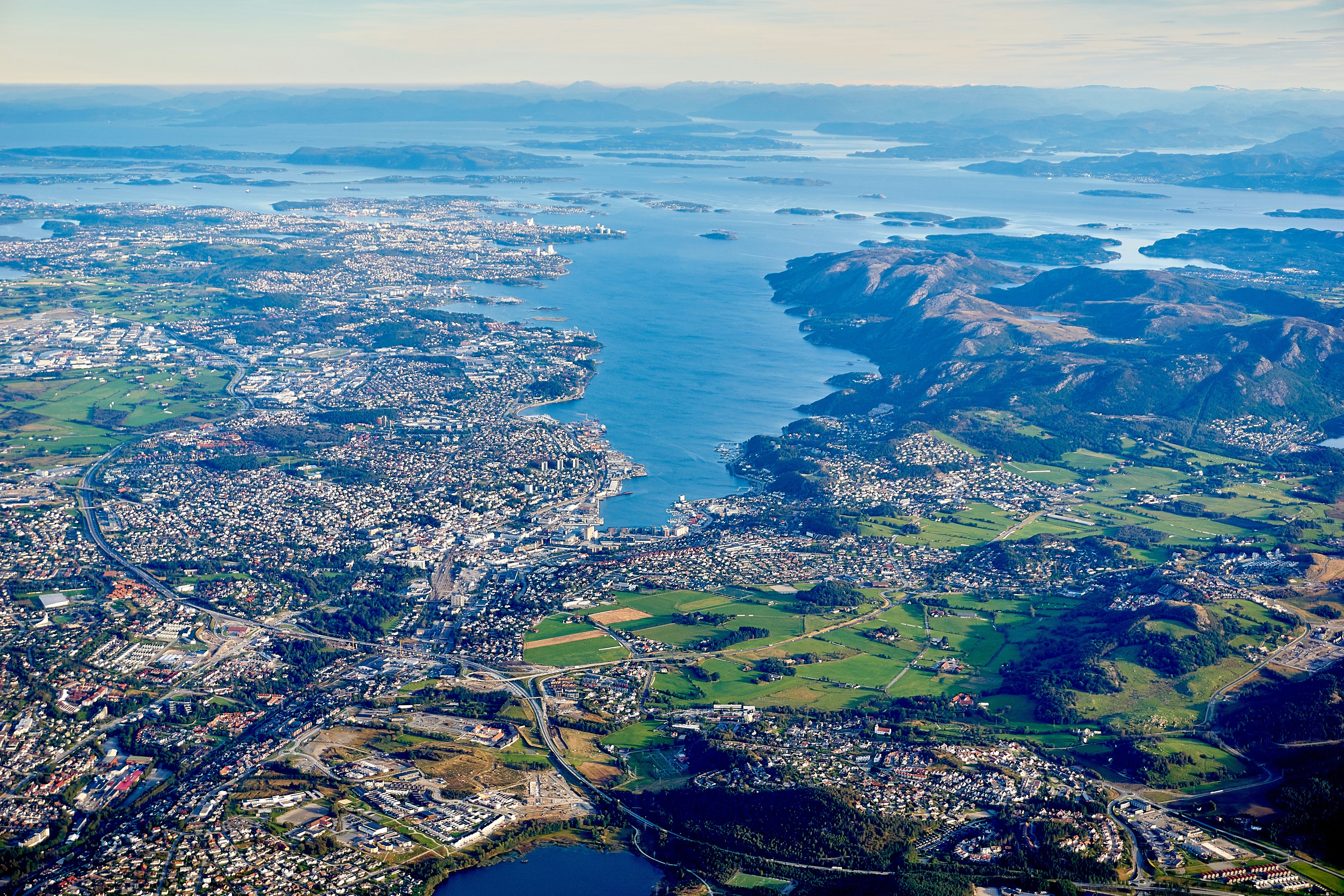 Aerial photo of Stavanger