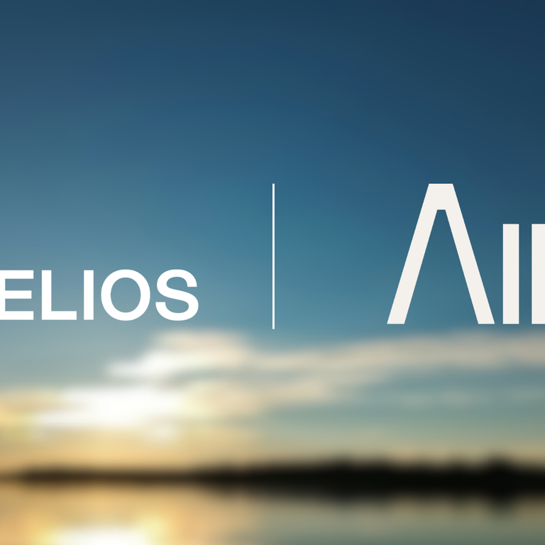 Å Entelios and Aire logo on nature background