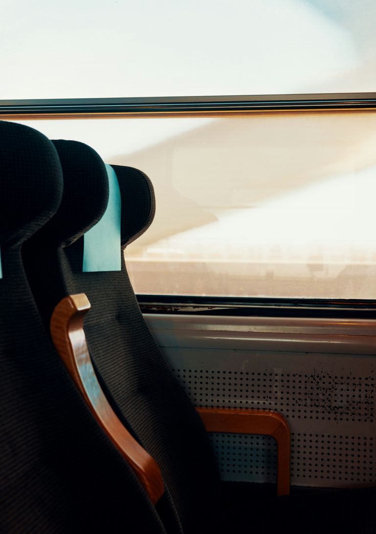 Seat on a train
