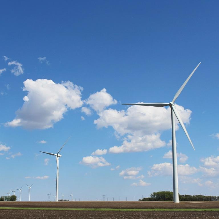 Picture of wind power plant