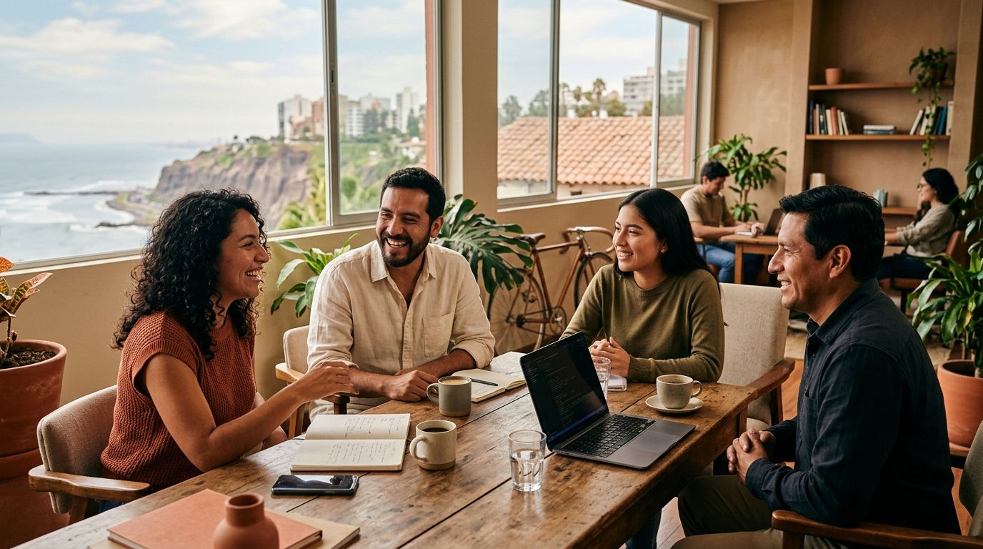 Imagen editorial: Trabajo en equipo no es estar en el mismo Slack