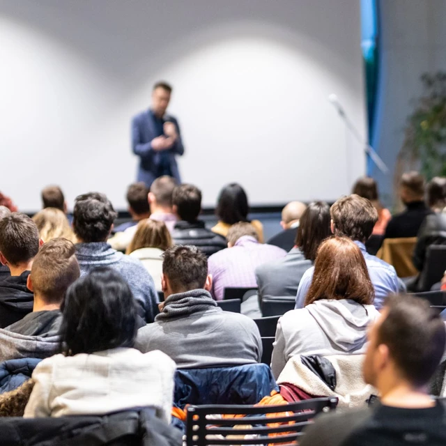 Classroom students listening to the lecturer