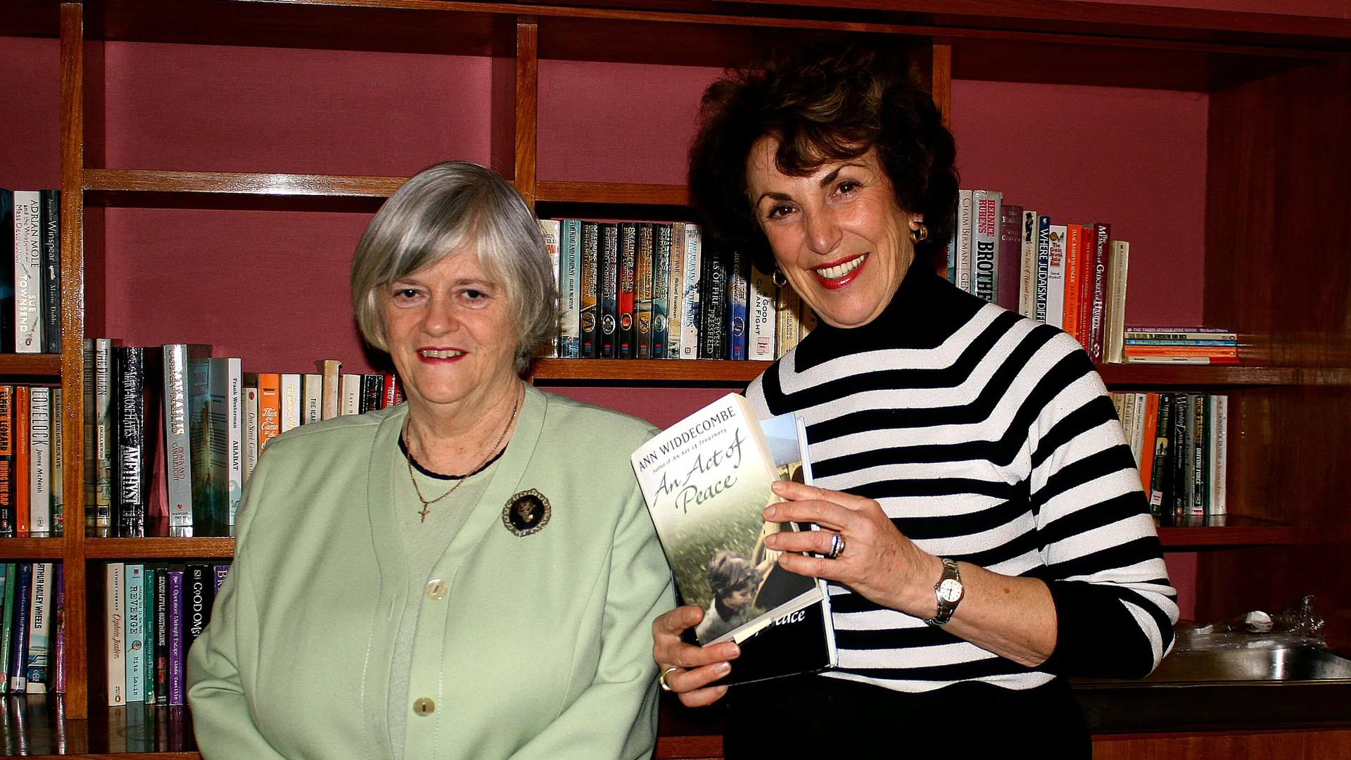 Ann Widdecombe speaking at Edwina Currie’s Book Club in April 2010.