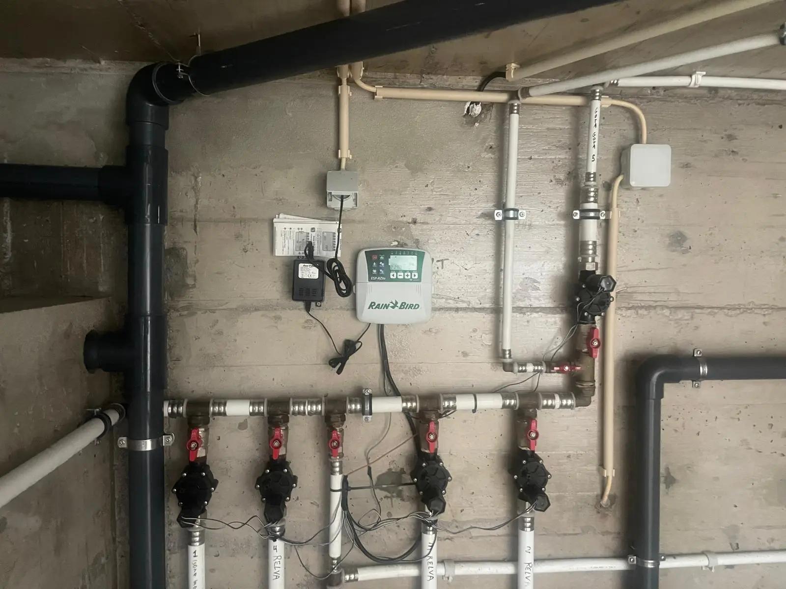 Swimming pool technical control panel