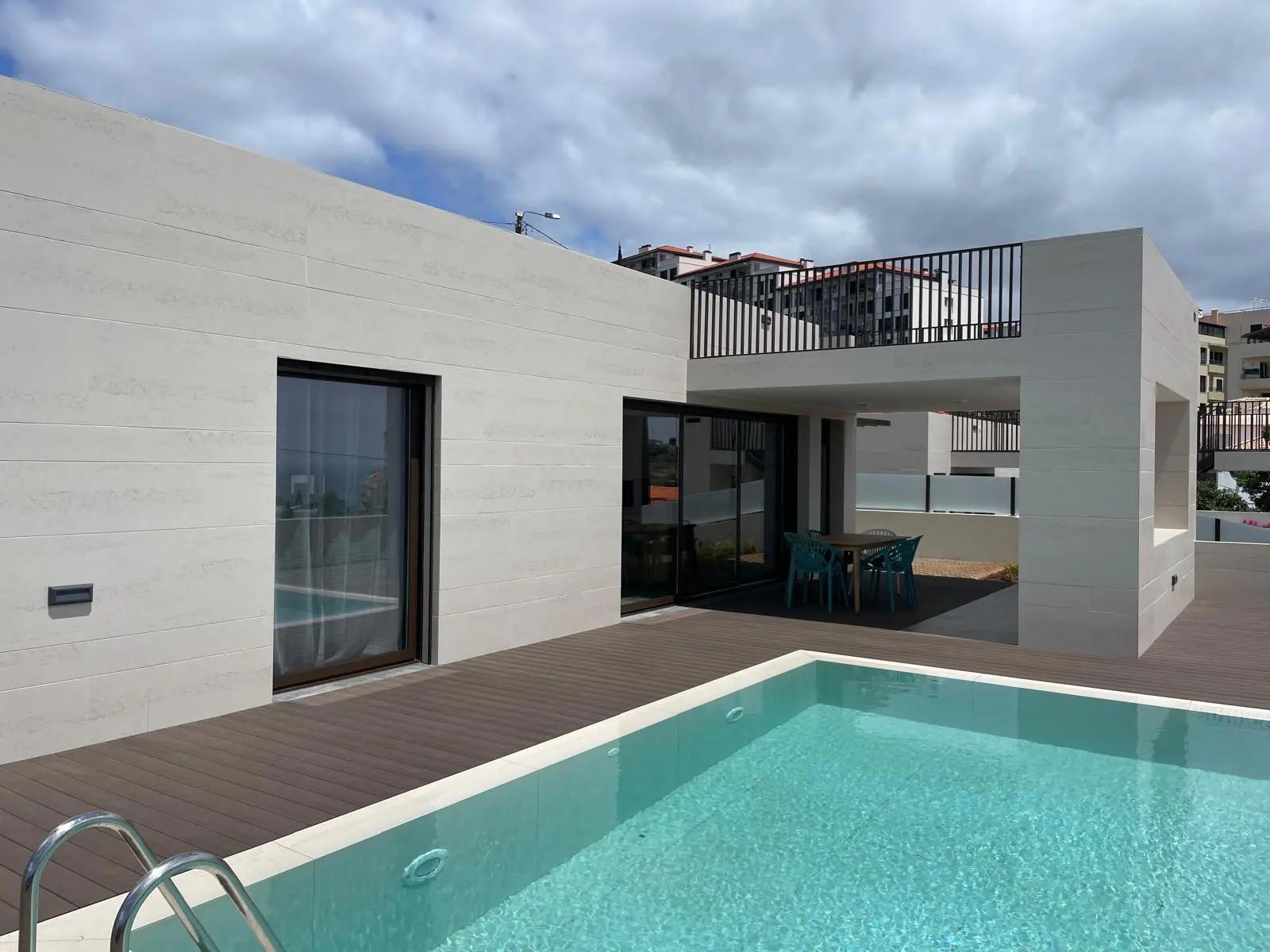 Complete house construction with swimming pool