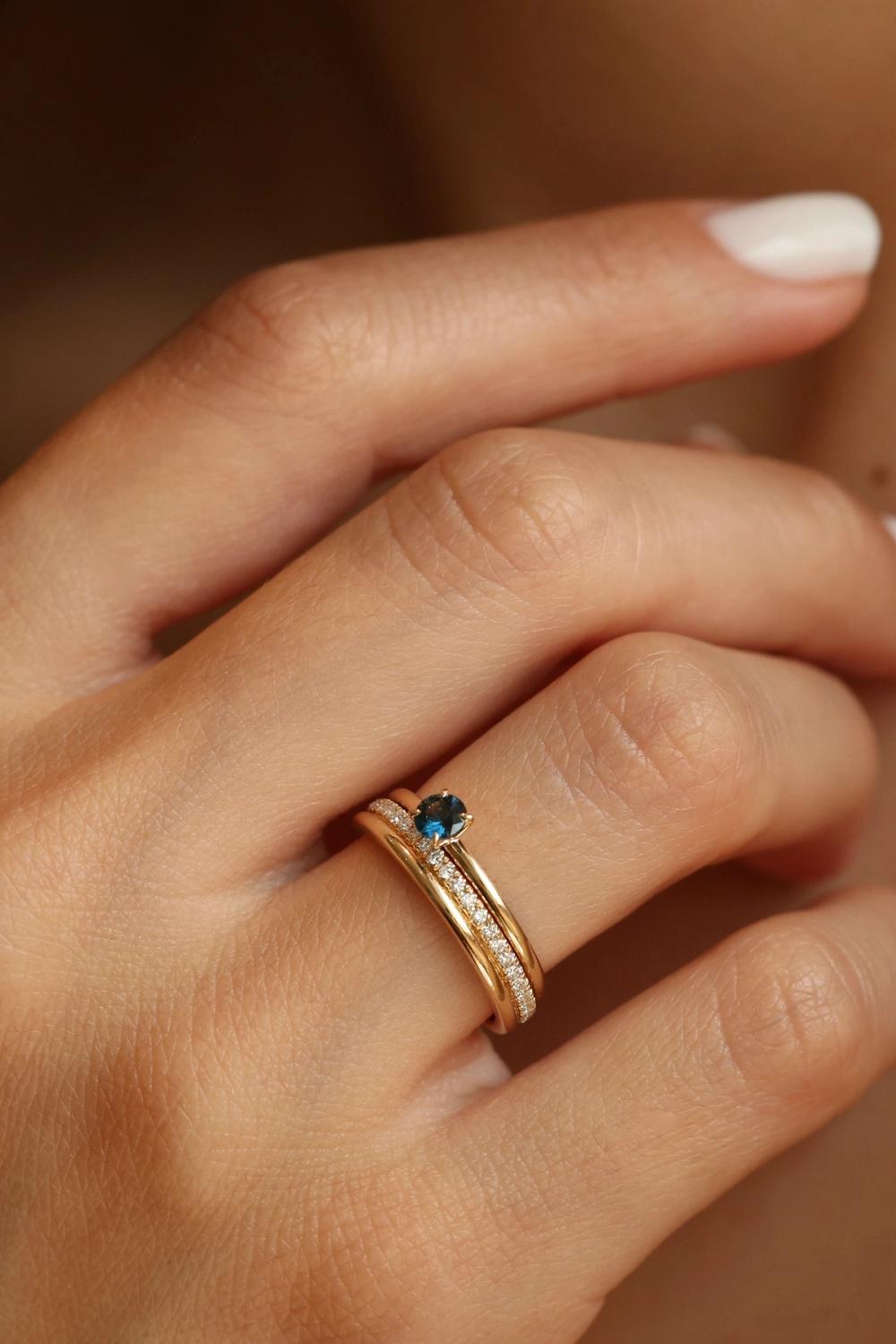 Engagement - Sapphire ring