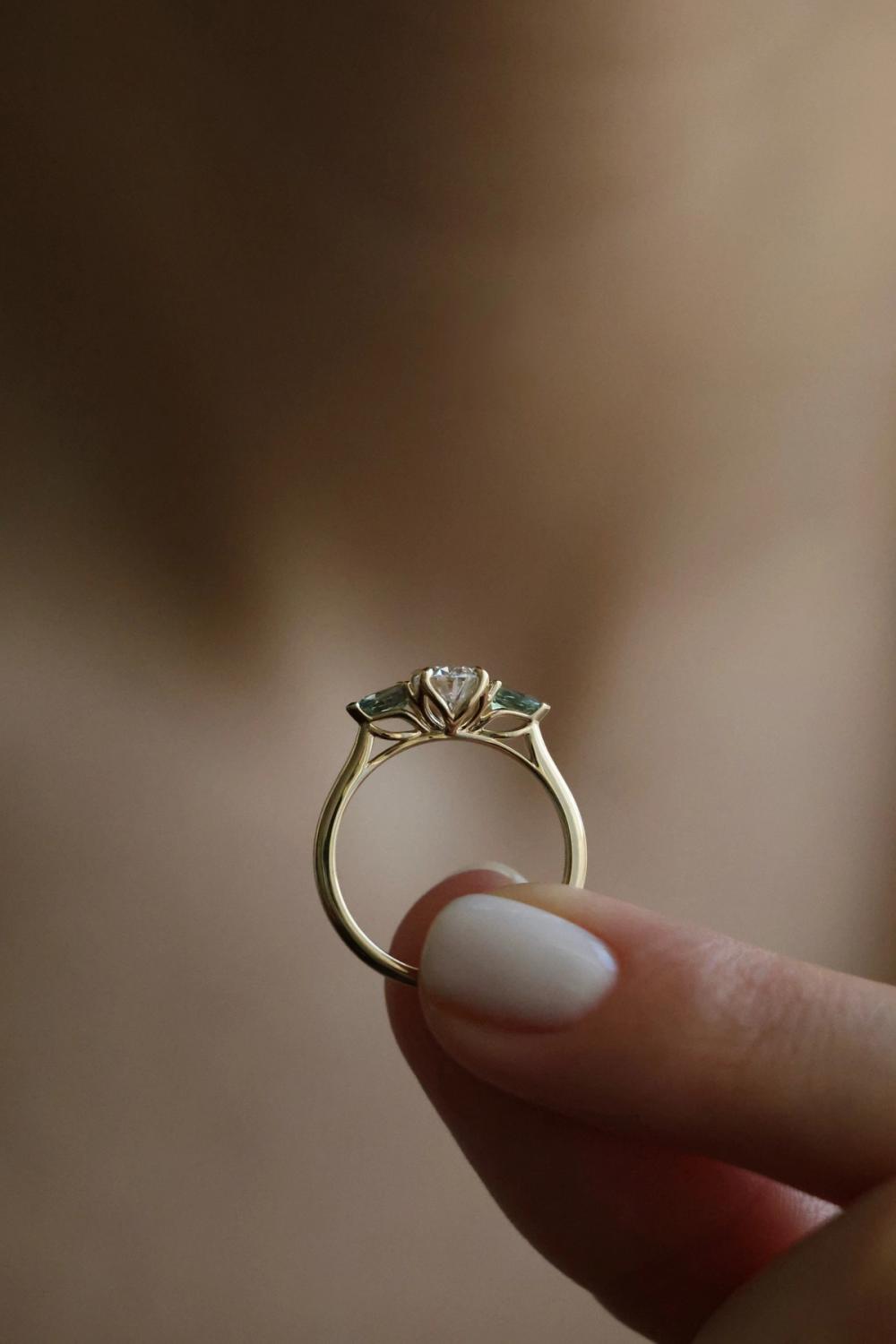 Custom Engagement Ring from Nangi Fine Jewelry