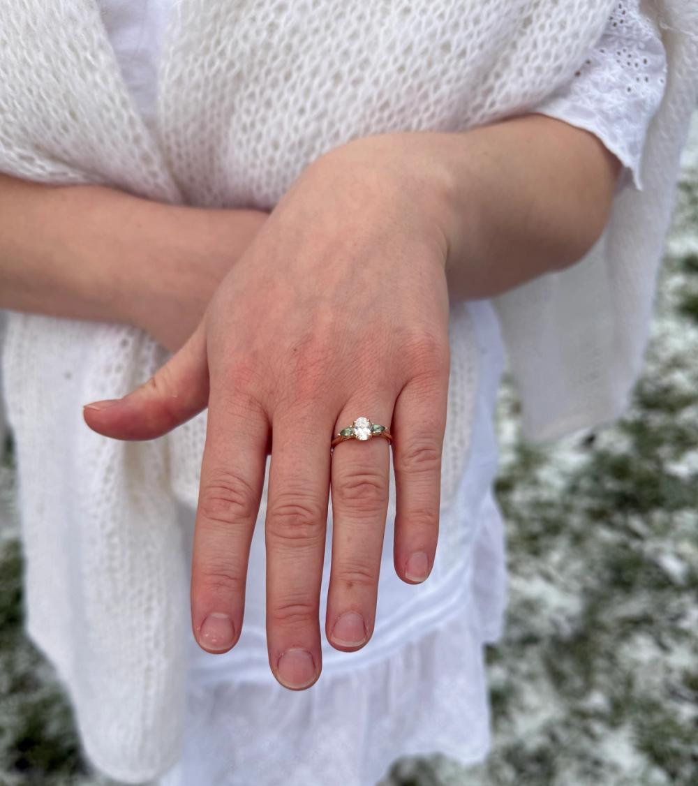 Custom Engagement Ring from Nangi Fine Jewelry