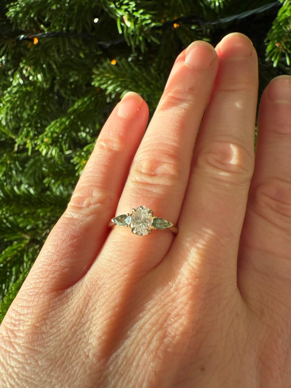 Custom Engagement Ring from Nangi Fine Jewelry