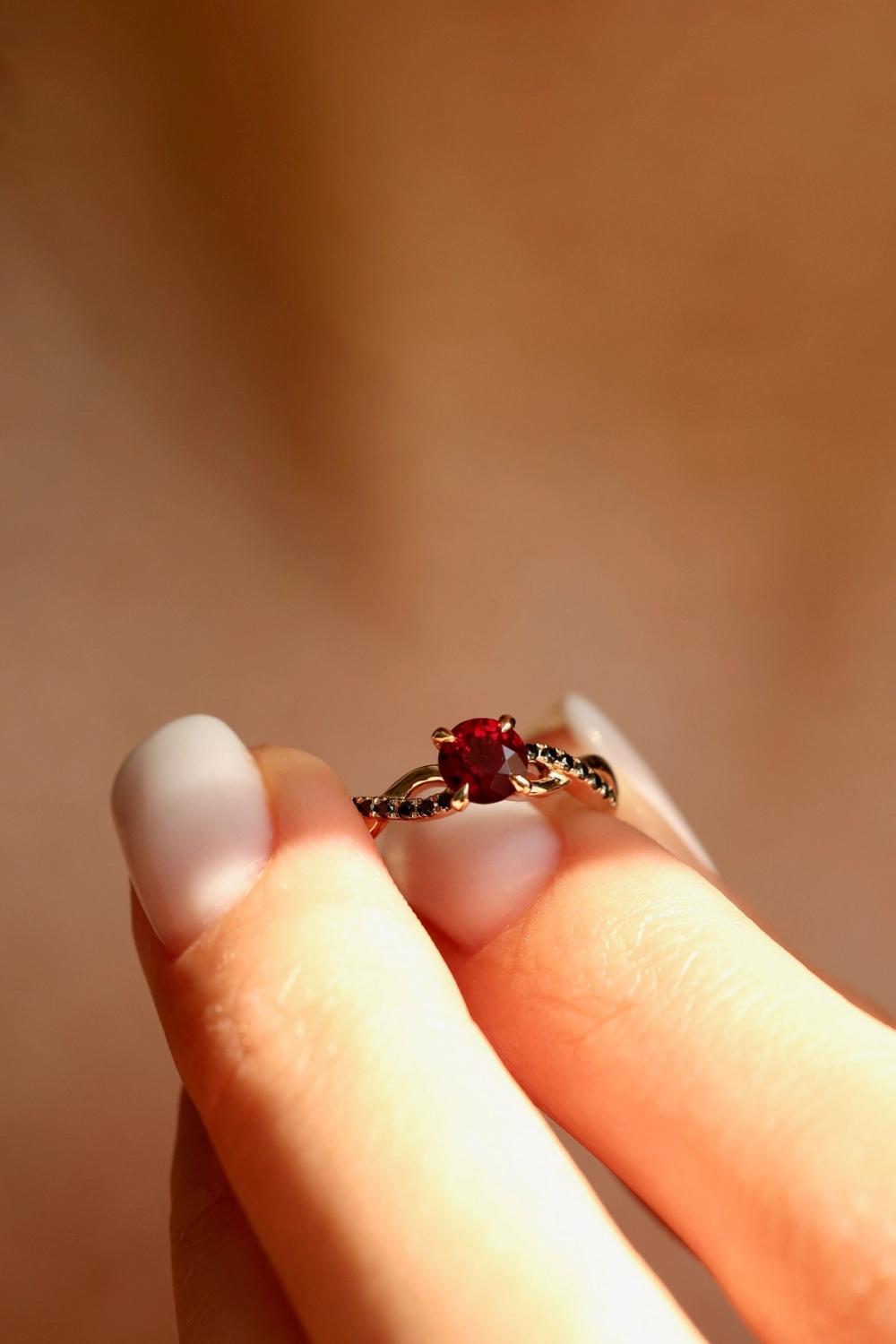 Ruby Gemstone Ring