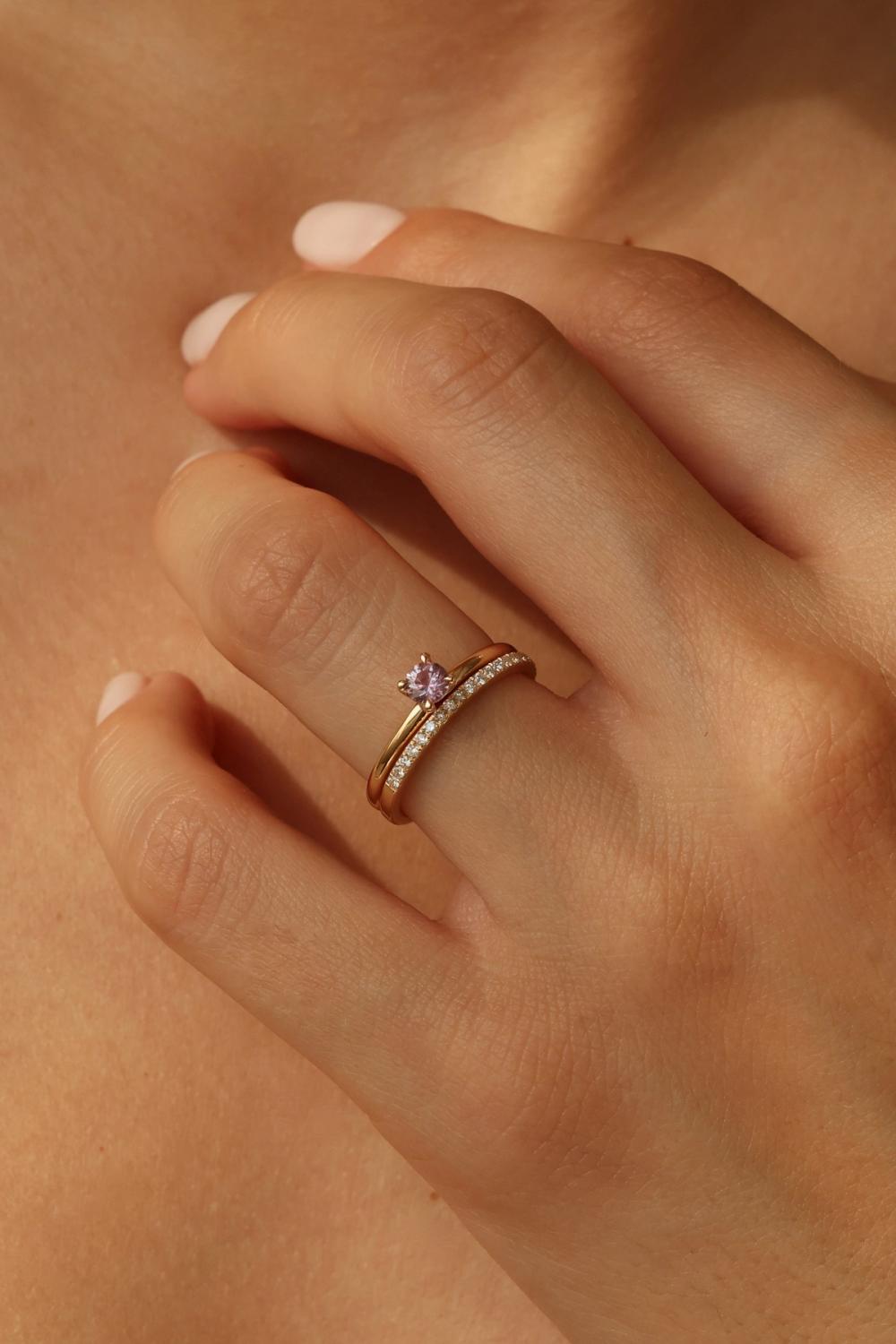 Pink Sapphire Ring