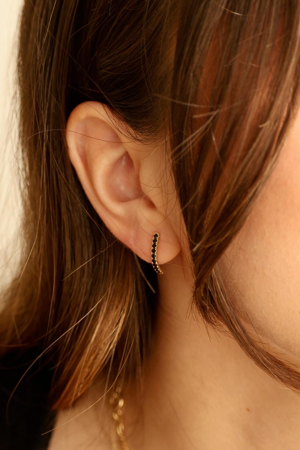 Snake Tail Earrings Solid Gold Nangi