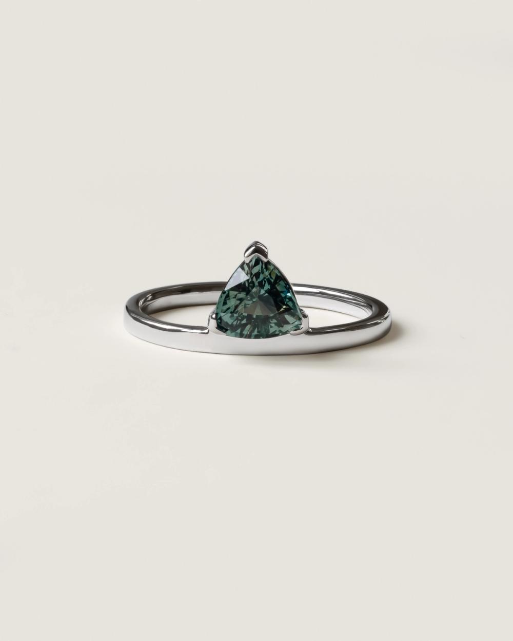 Trillion-Cut Gemstone Ring