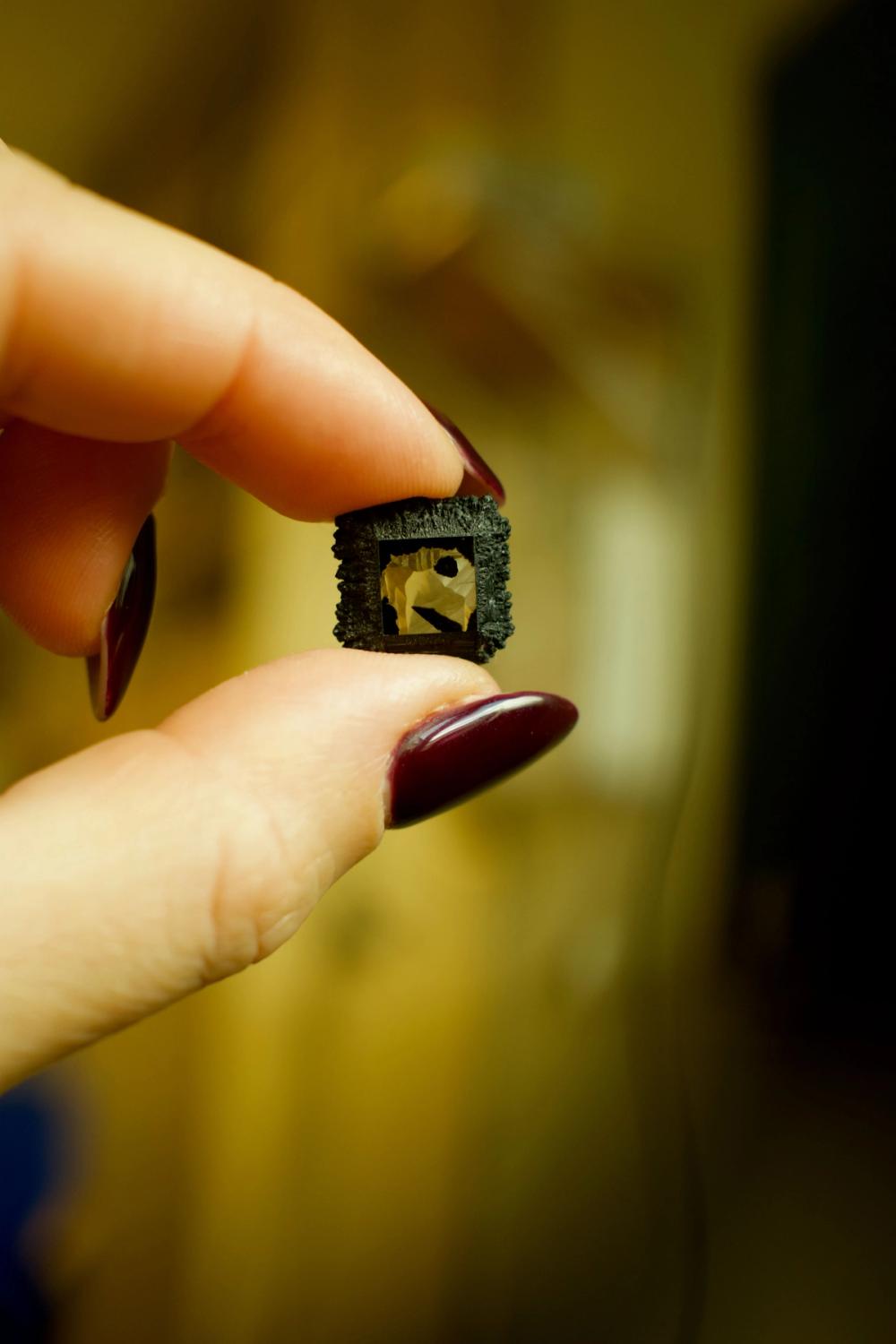 Lab grown diamond made at the University of Bergen.