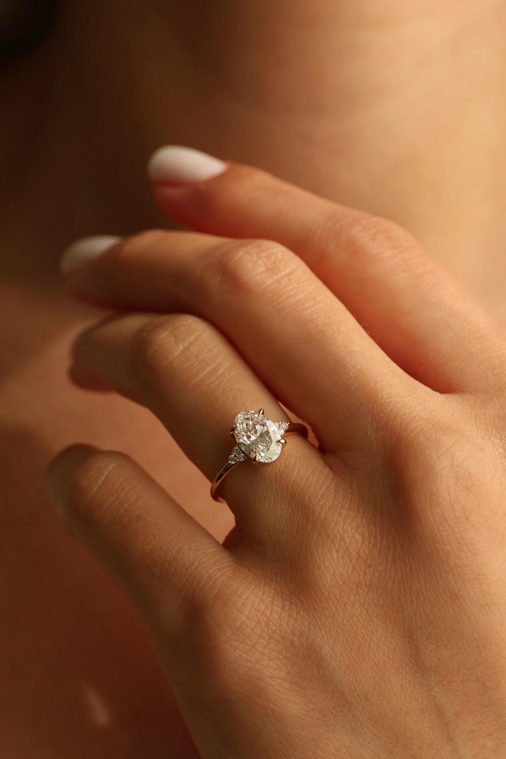 Oval Cut Diamond Ring