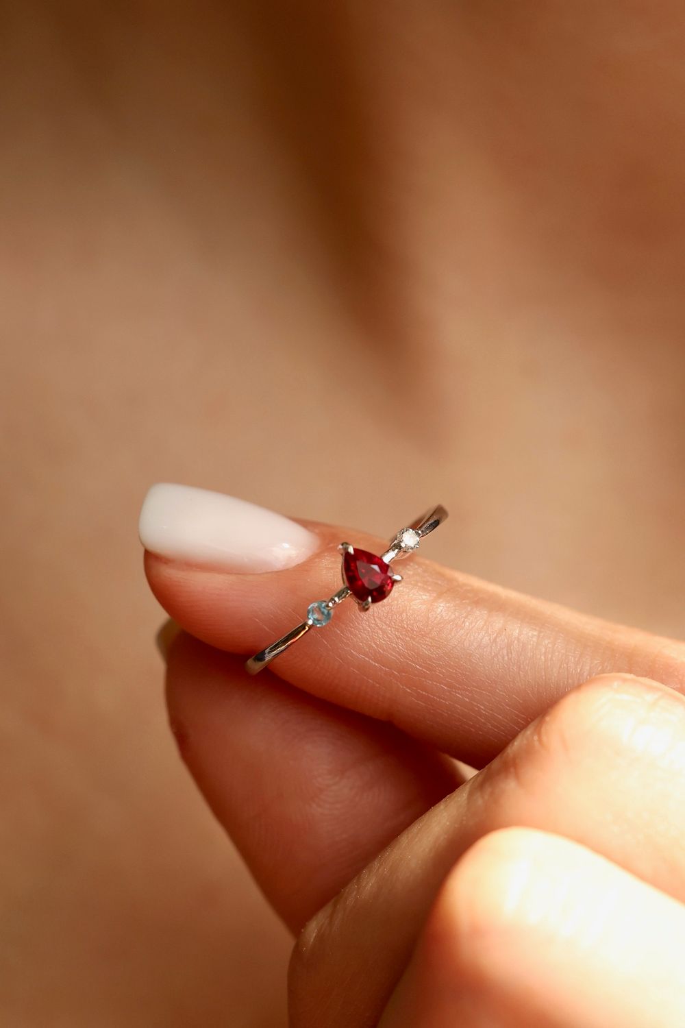 Ruby Solid Gold Ring