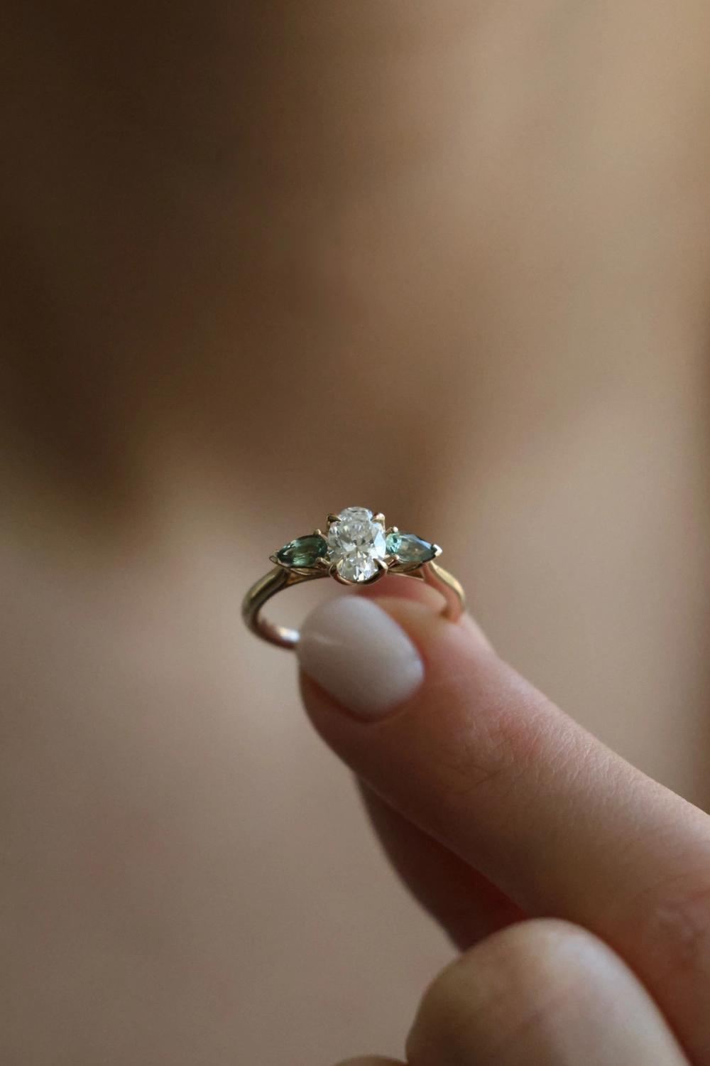 Custom Engagement Ring from Nangi Fine Jewelry