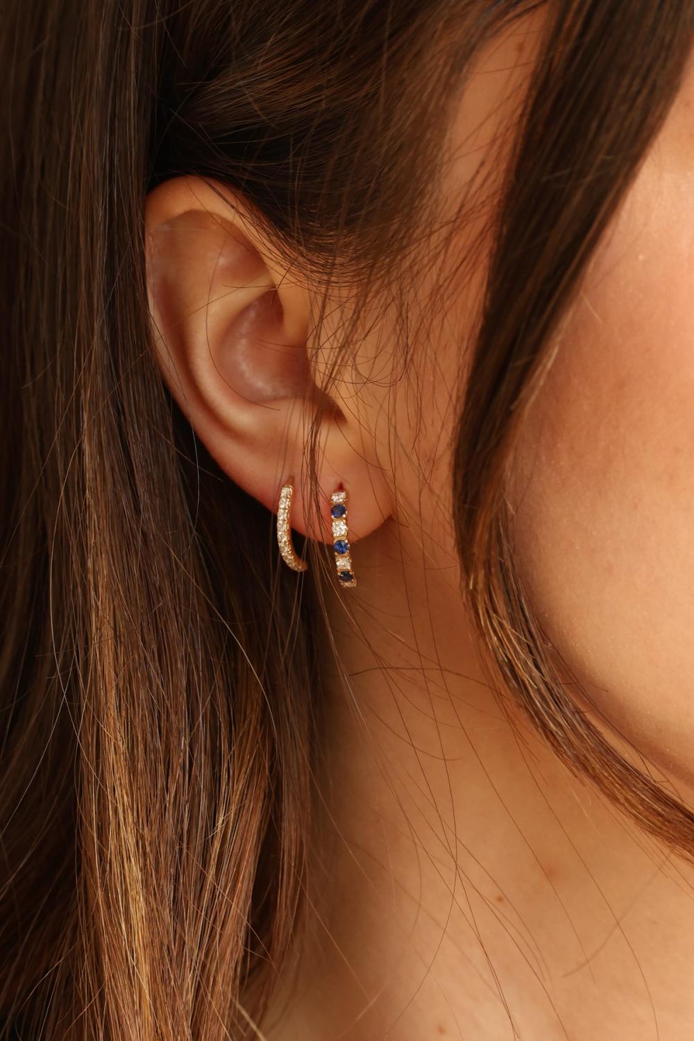 Snake Tail Earrings Solid Gold Nangi