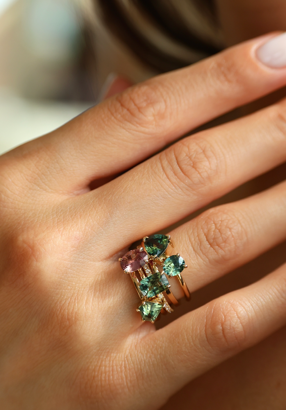 Nangi One-of-a-kind Gemstone rings
