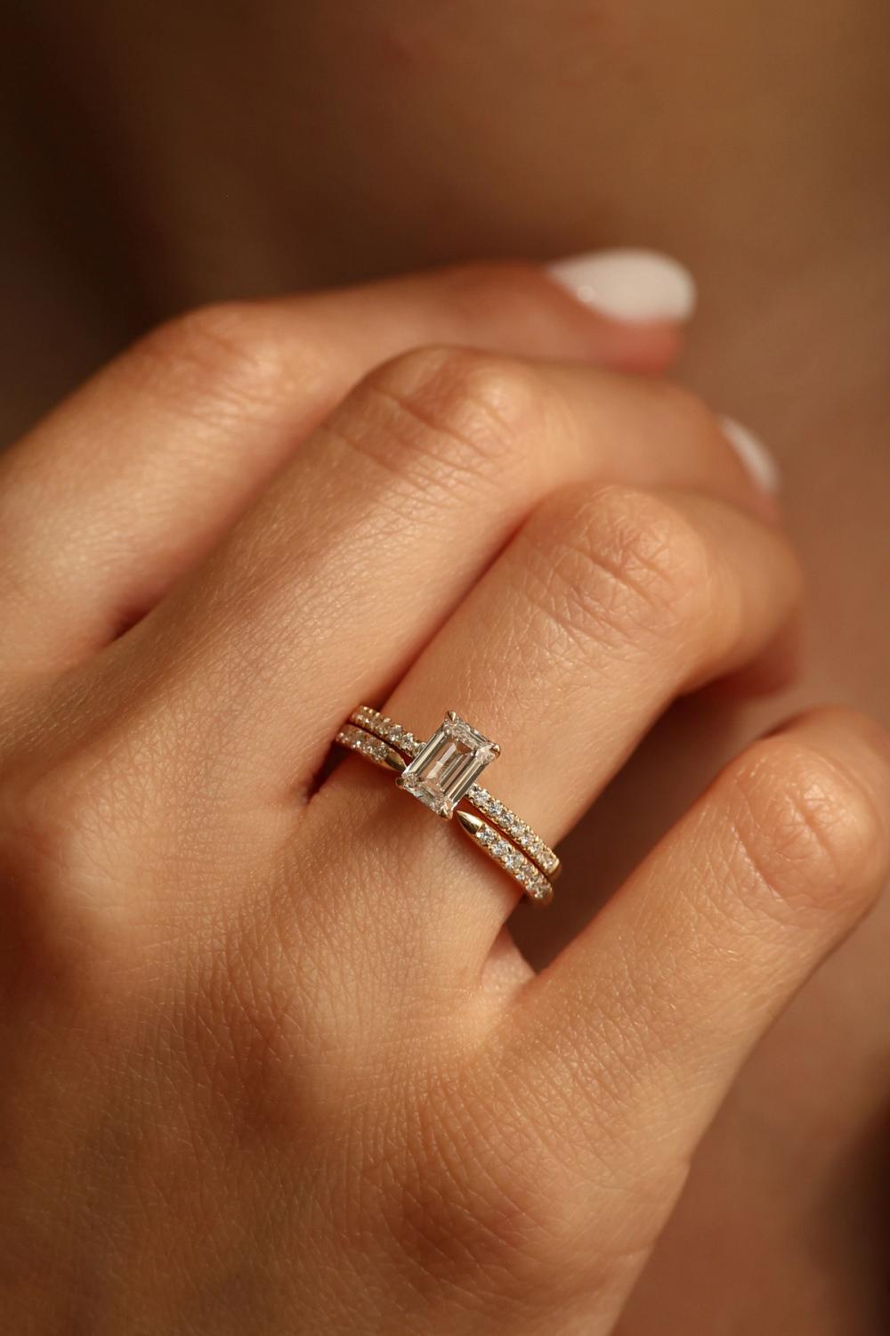 Diamond Stacking Ring Nangi