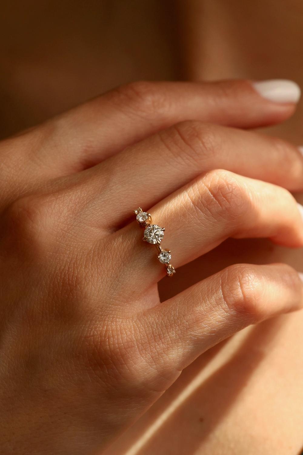 Lab-grown Diamond Ring from Nangi - Bohemian Girl