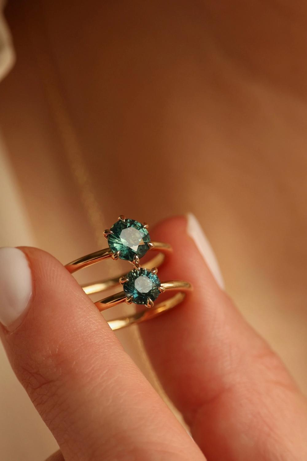 Peacock Rings