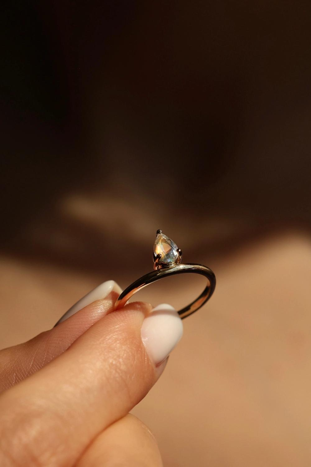 Moonstone Gemstone Ring