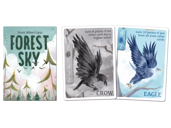 Forest Skies Eagle card