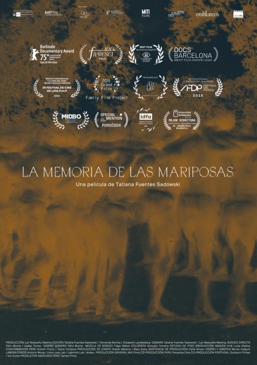 Afiche de LA MEMORIA DE LAS MARIPOSAS