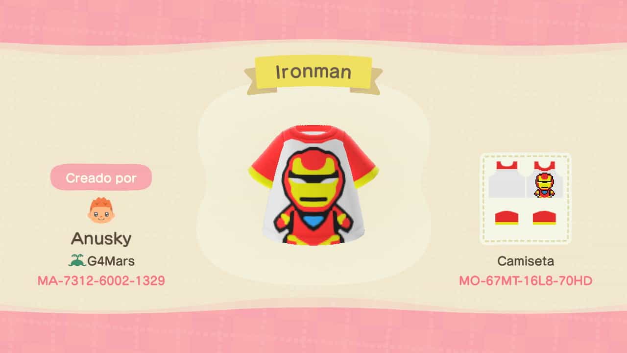 G4M - Camiseta de Ironman