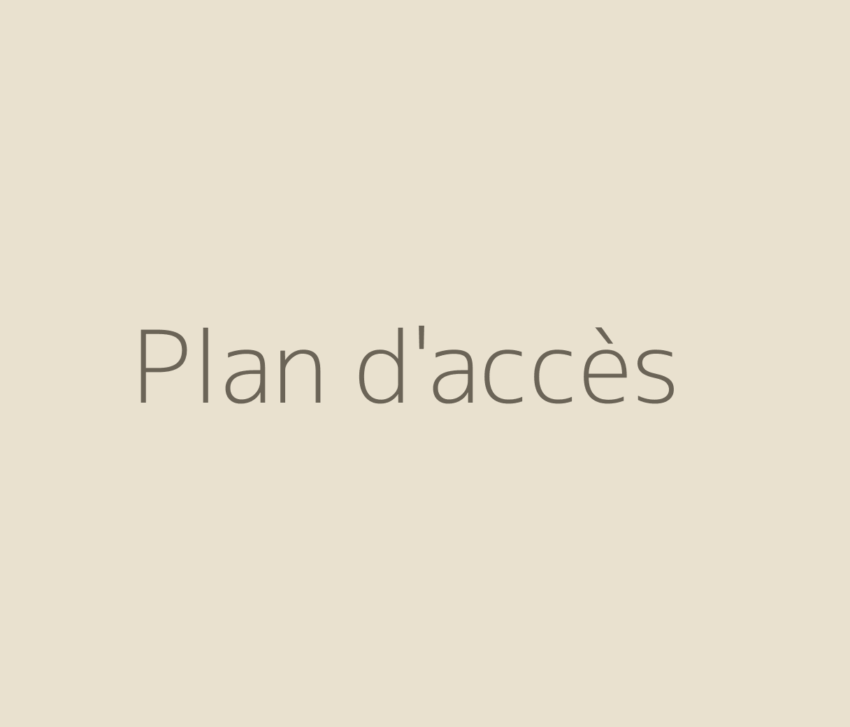 Plan d'accès : départ, parkings P1 et P2, salle de la Mairie