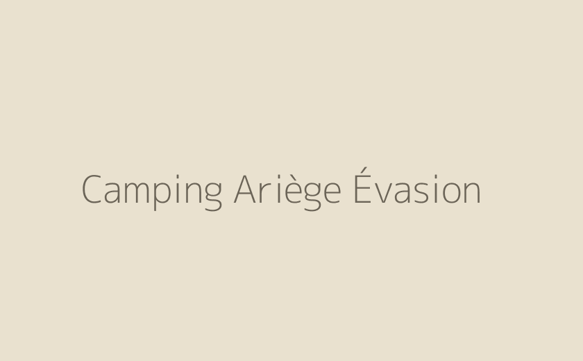Emplacements du camping Ariège Évasion
