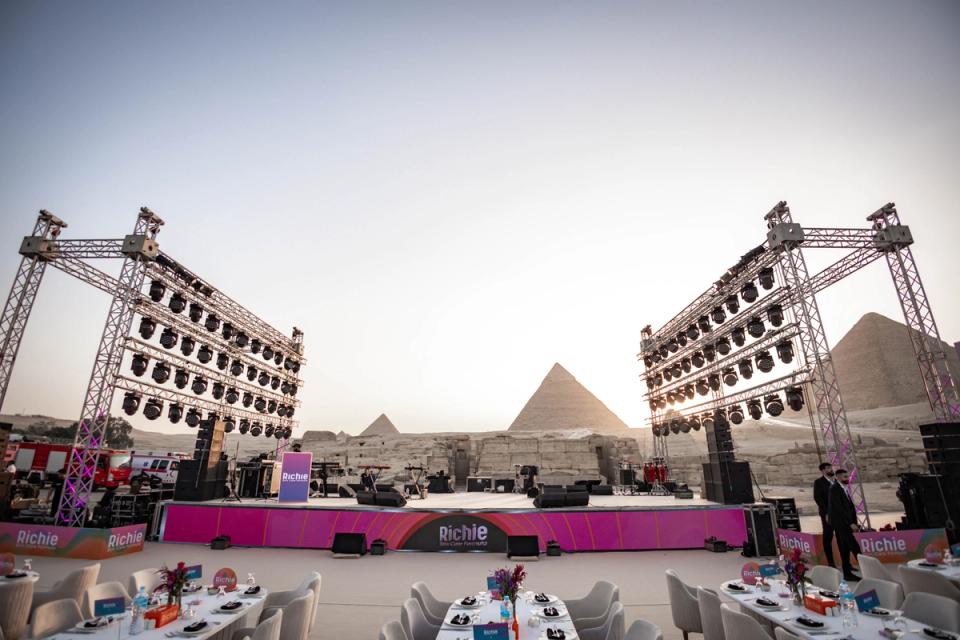 Richie at the Pyramids