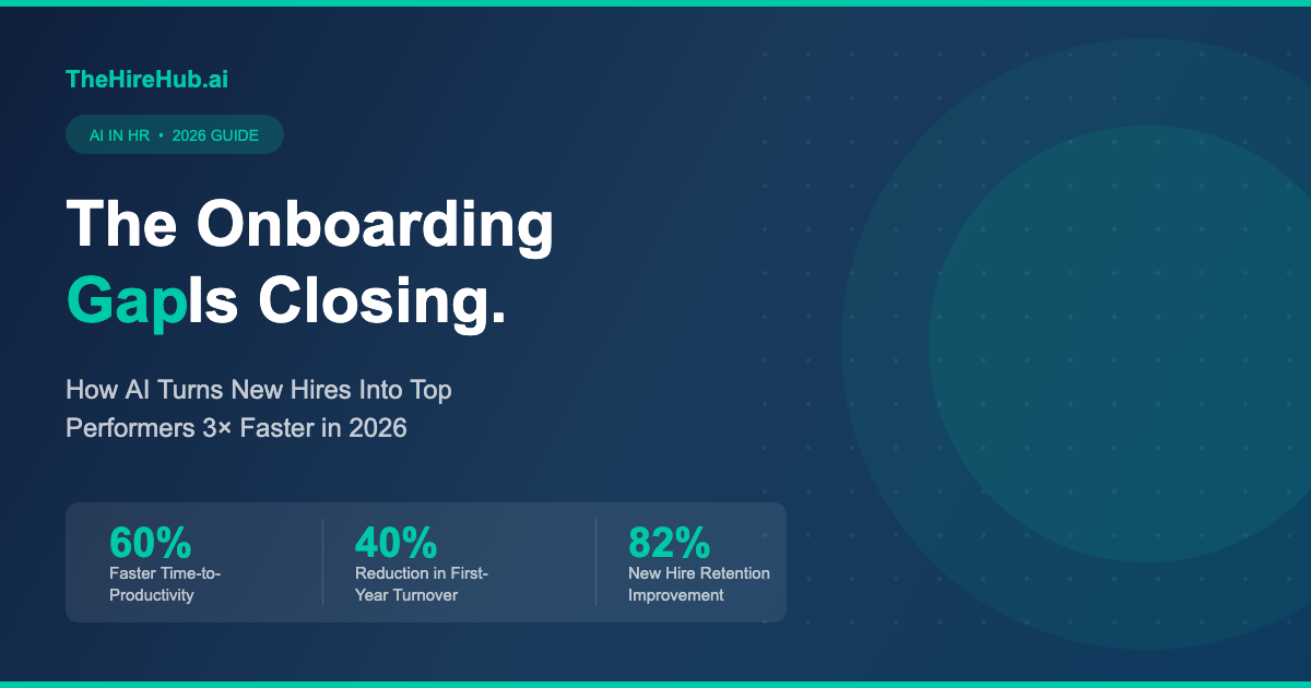 The Onboarding Gap: How AI Is Turning New Hires Into Top Performers 3x Faster
