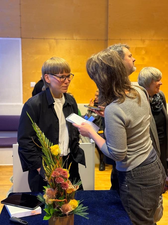 Jeg blir intervjua av Klassekampen