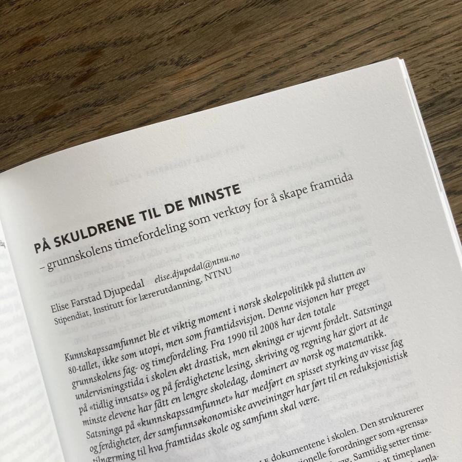 Bilde av forskningsartikkelen "På skuldrene til de minste"