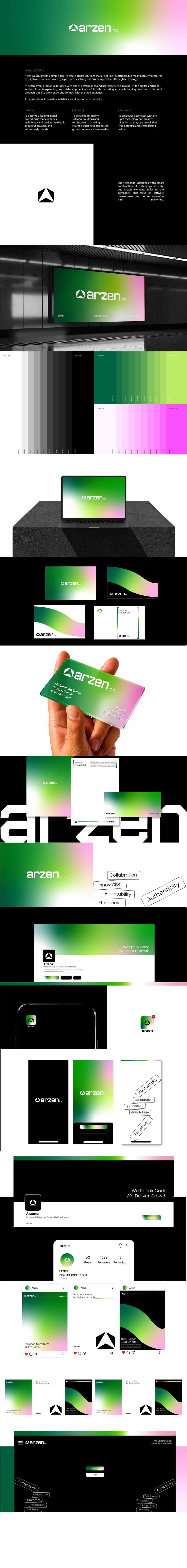 Arzen Brand Identity — showcase