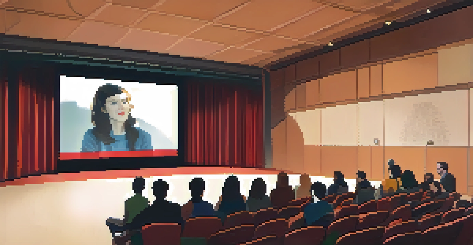 A panel discussion at the Toronto International Film Festival with emerging filmmakers sharing their stories.