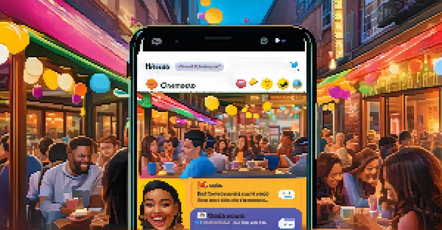 A smartphone screen displaying a vibrant social media feed with enthusiastic comments about a film.