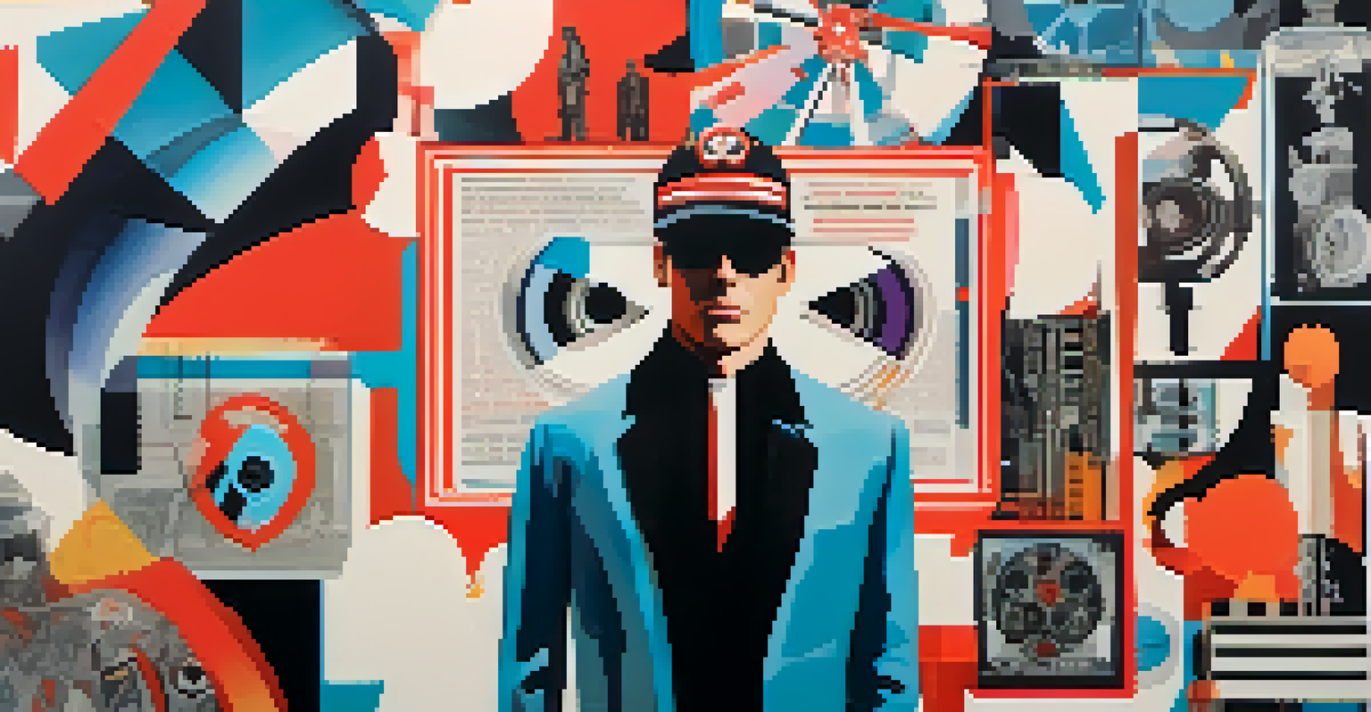 An artistic cult classic film poster with abstract elements and unconventional visuals.