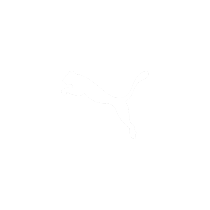 White outline of the Puma logo.
