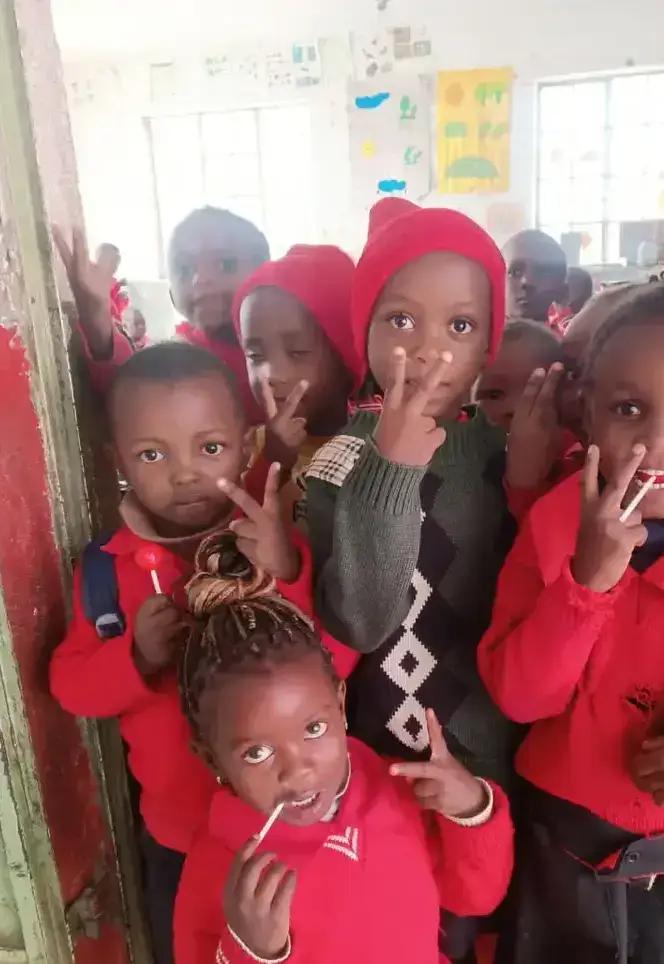 Children learning together in a classroom