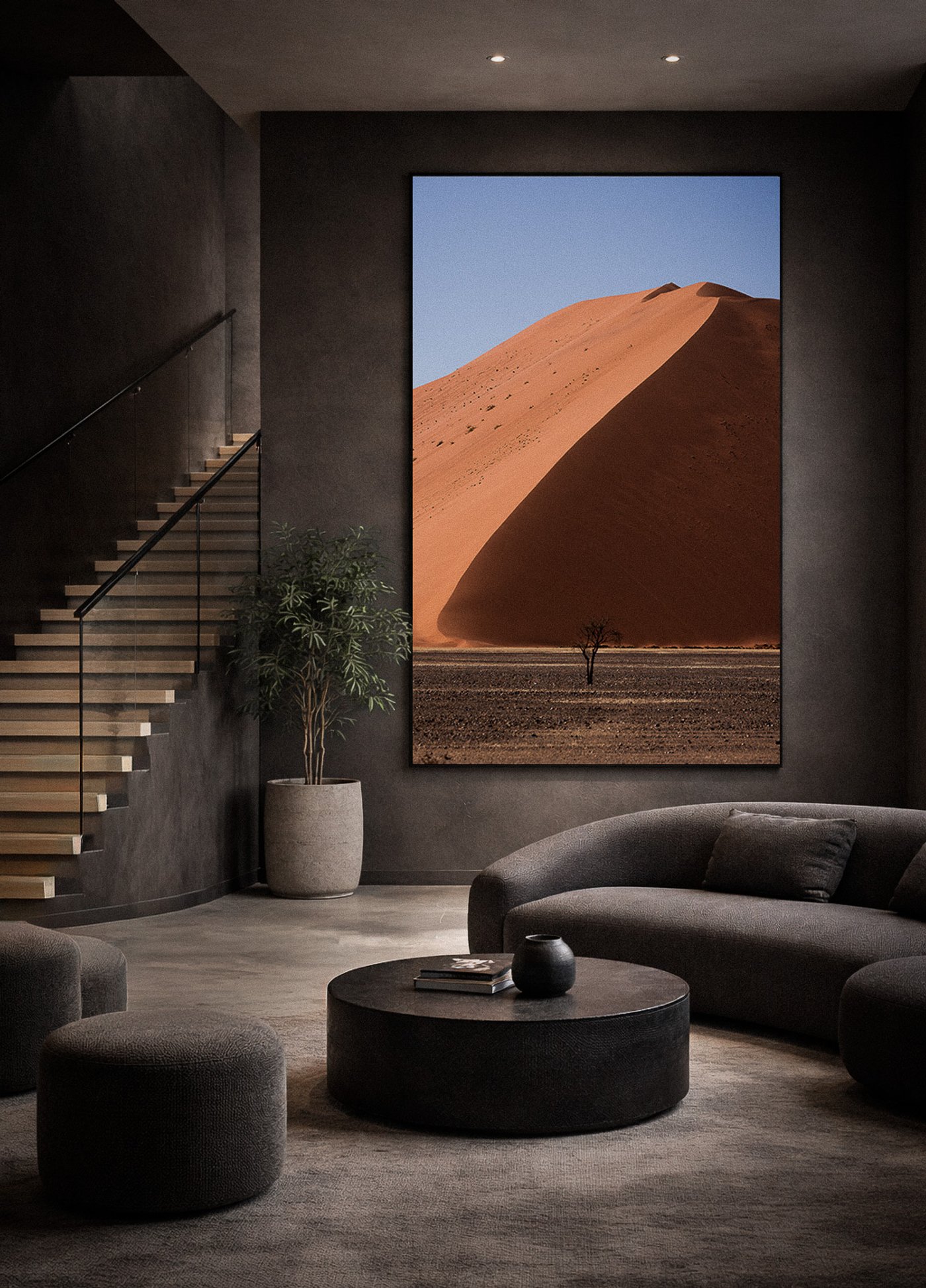 Single — abstract landscape photograph by Olivier Staub