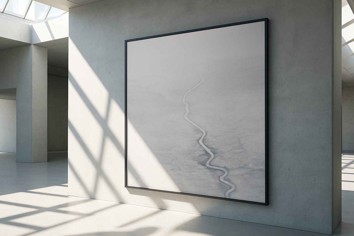 Vein Of Silence — abstract landscape photograph by Olivier Staub