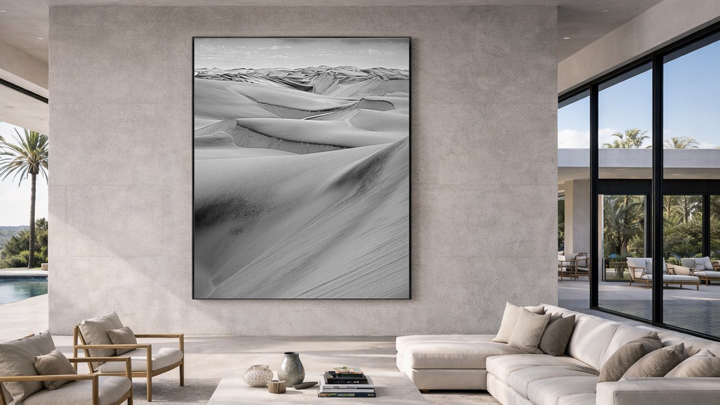 Wind Script — abstract landscape photograph by Olivier Staub