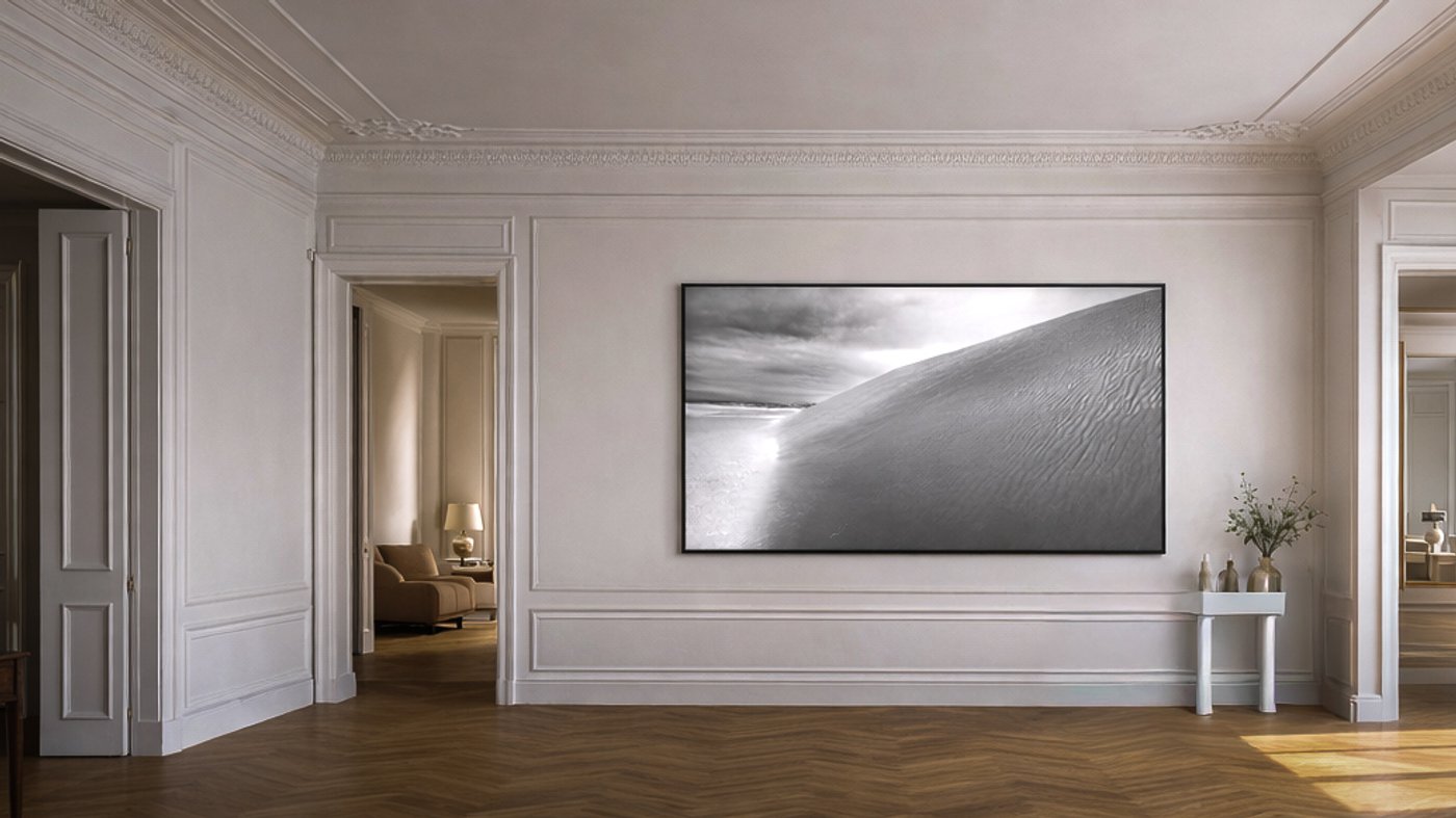 The Wall — abstract landscape photograph by Olivier Staub