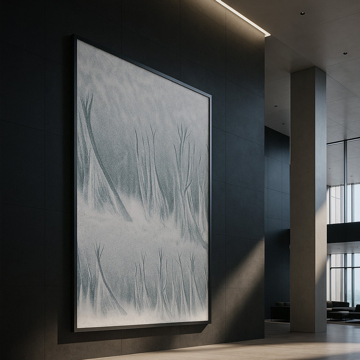 Silent Forest — abstract landscape photograph by Olivier Staub