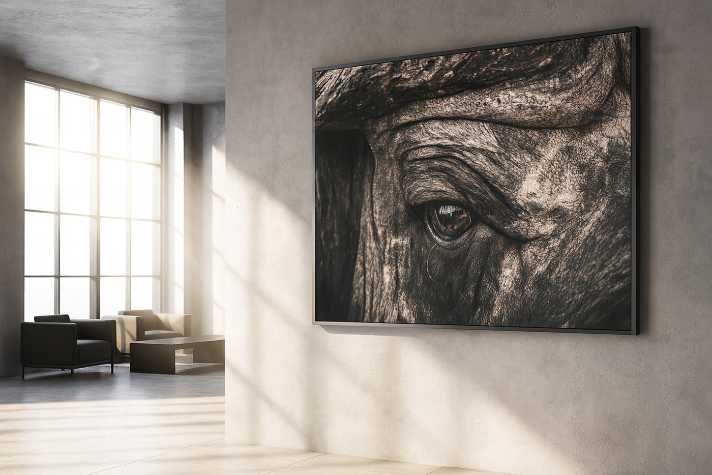 Stone Eye — abstract landscape photograph by Olivier Staub