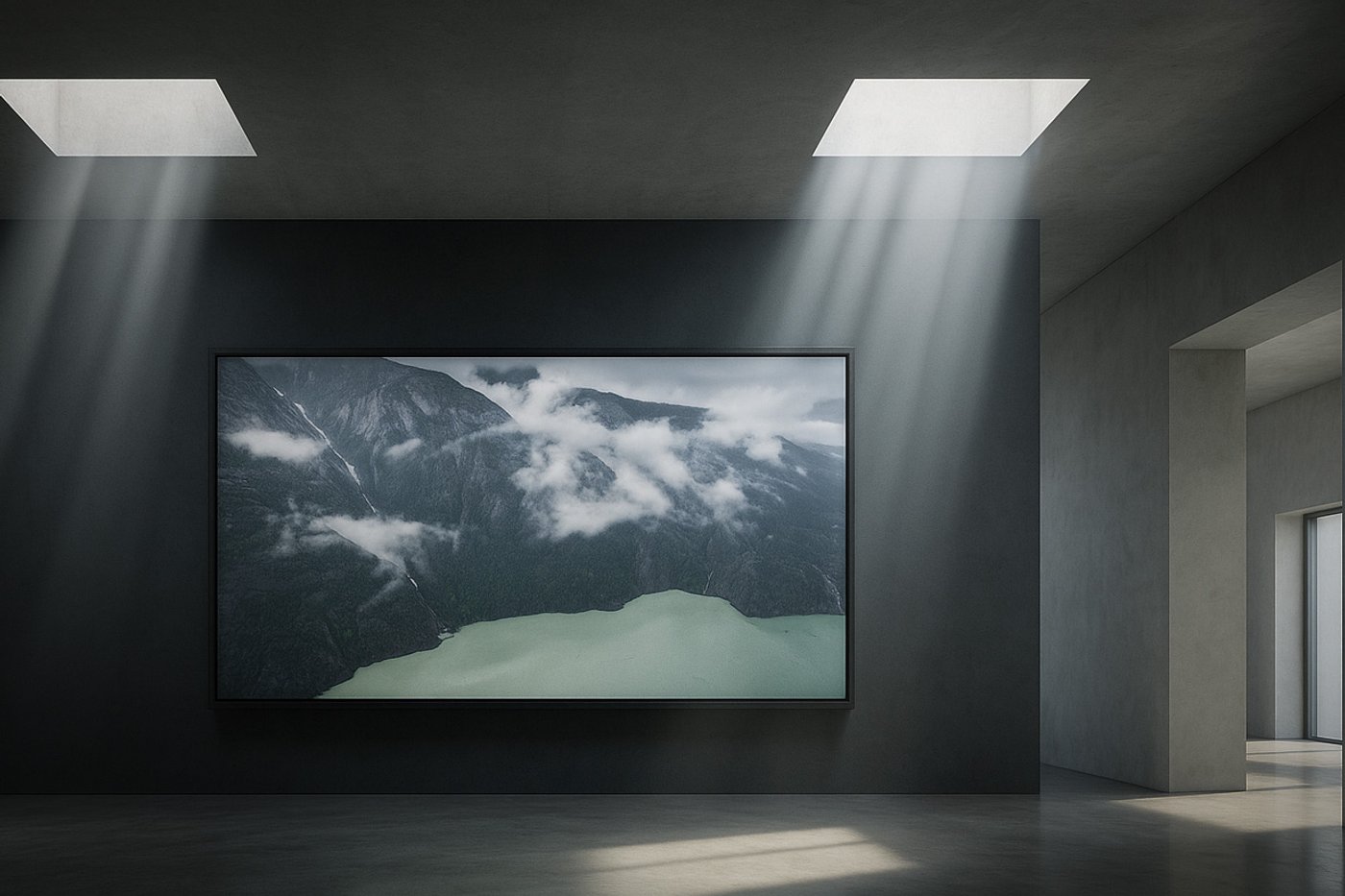 The Silence Above — abstract landscape photograph by Olivier Staub